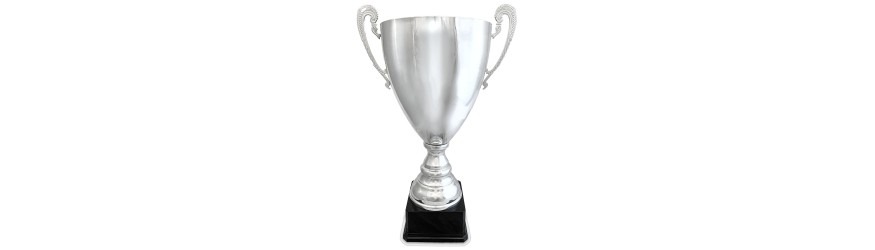 EXTRA X LARGE TALL SILVER METAL HANDLED TROPHY CUP AVAILABLE IN 3 SIZES EXTRA X LARGE TALL SILVER METAL HANDLED TROPHY CUP AVAILABLE IN 3 SIZES